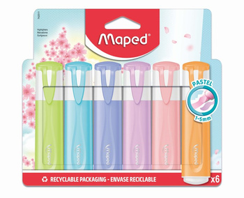 Zakreślacz Classic New Pastel 6 kolorów