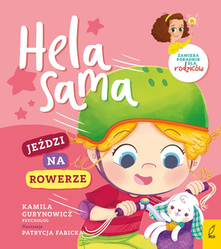 Hela sama jeździ na rowerze