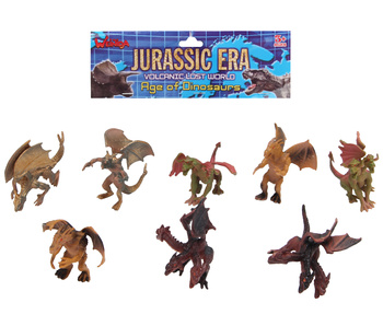 Dinozaury Smoki Zabawki Edukacyjne Zestaw Figurek Prezent Dla Dzieci