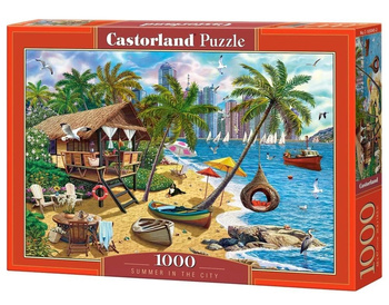 Puzzle 1000 Summer in the City CASTOR Castorland
