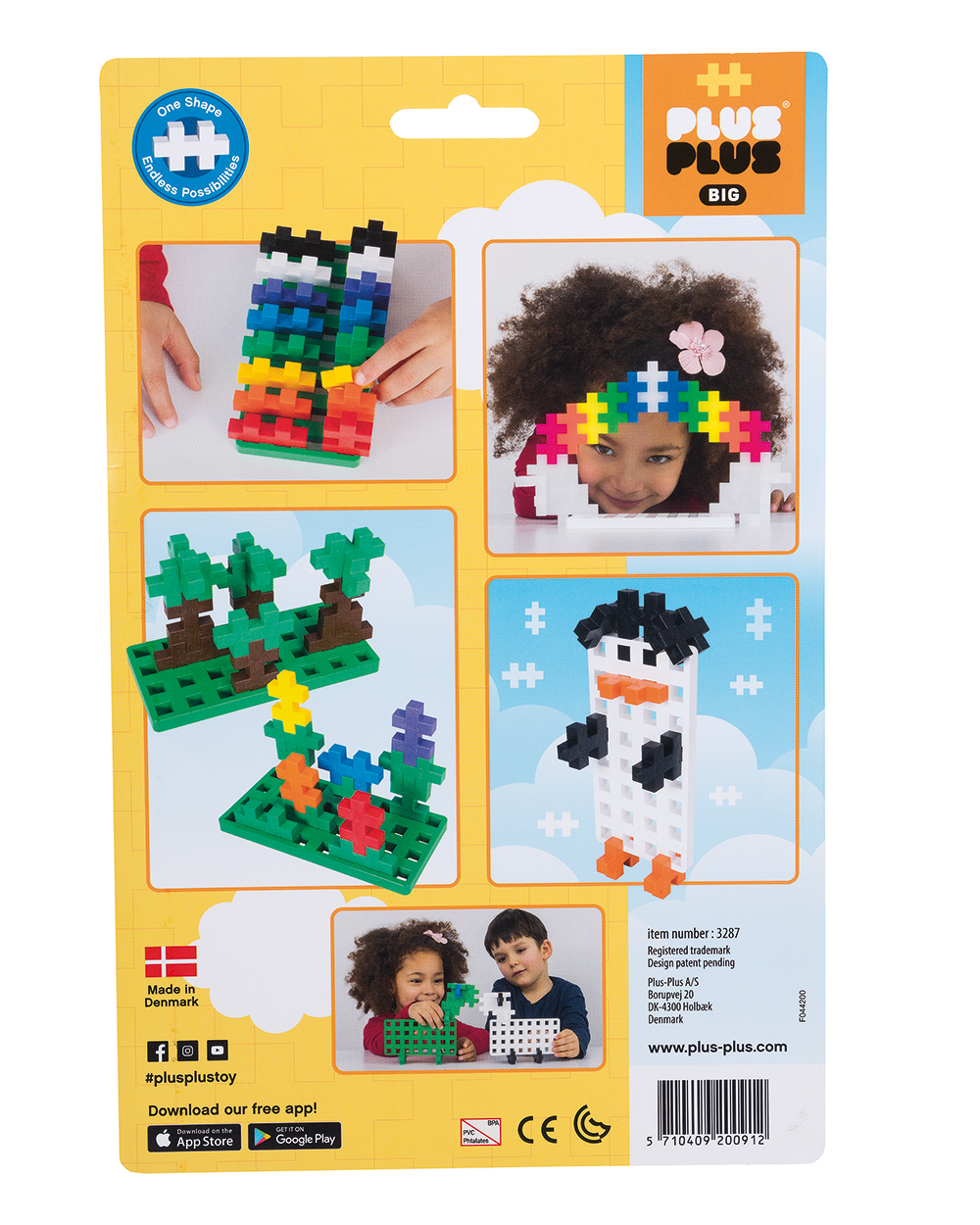 PLUS-PLUS BIG PODSTAWKA- 2 ELEMENTY – klocki Plus-Plus Big ułożone na podstawkach