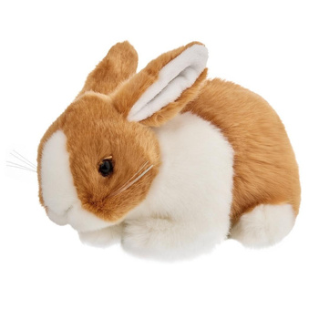 Króliczek brązowo-biały 18cm Beppe