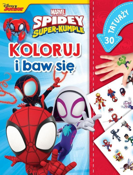 Marvel Spidey i Super-kumple. Koloruj i baw się. 30 tatuaży