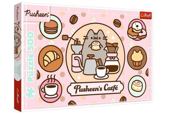 Puzzle 500 Pusheen w kawiarni 37528