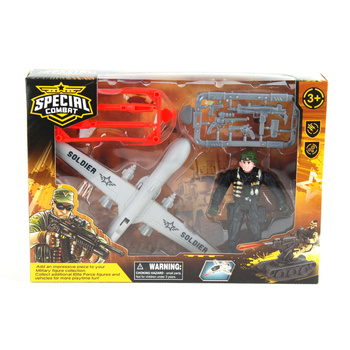 Zestaw wojskowy dla dzieci w pudełku zabawka militarna edukacyjna