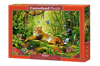 Puzzle 500 His Majesty, the Tiger CASTOR Castorland