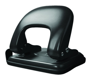 Dziurkacz metalowy średni czarny Tetis 25 arkusz