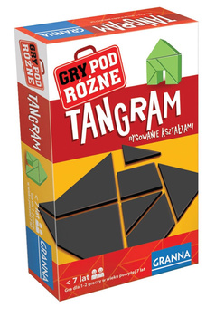 Układanka Gra Podróżna  Kieszonkowa Nauka Tangram Puzzle