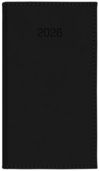 Kalendarz 2026 Vivella A6 tygodniowy czarny