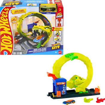 Hot Wheels City Zakręcony tor węża Mattel