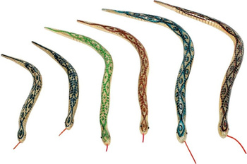 Drewniany wąż elastyczny Goki 1 szt. mix