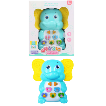 Słonik Muzyczny Zabawka Edukacyjna Dla Dzieci Interaktywny Prezent