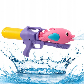 Duży Pistolet na Wodę Karabin Sikawka Wodna Miotacz Dla Dzieci Broń 46 Cm