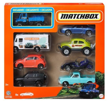 Matchbox Pojazdy 8-pak mix (6szt) Mattel
