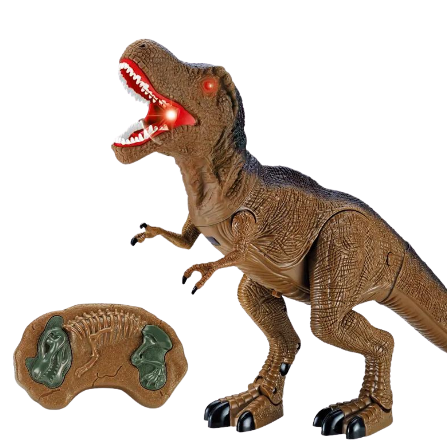 Dinozaur Interaktywny Zdalnie Sterowany Światło Dźwięk Chodzi Ryczy Duży RC