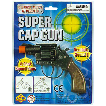 Pistolet Metalowy Na Kapiszony Dla Dzieci Zabawka Prezent Na Urodziny