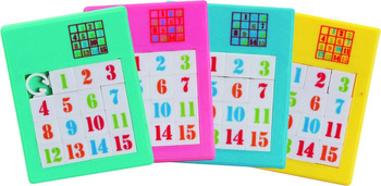 Przesuwana układanka liczbowa 1 szt. mix