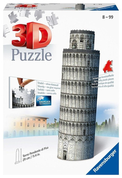 Puzzle 3D Budynki: Krzywa Wieża w Pizie Ravensburger