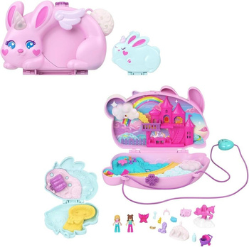 Polly Pocket Kompaktowa torebka Króliczki Baśniow. Mattel