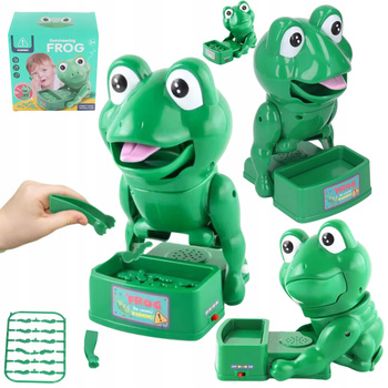 Gra Zręcznościowa Rodzinna Uważaj Na Żabę Zestaw Kości Pęseta Prezent