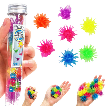 Żelowe Potworki zabawki schodzące po szybie edukacyjne dla dzieci