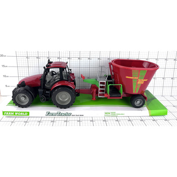 TRAKTOR Z MASZYNĄ POD KLOSZEM