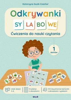 Odkrywanki Sylabowe ćwiczenia do nauki czytania zestaw 1