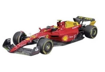Ferrari F1-75 Monza Yellow 2022 #55 1:24 BBURAGO BBurago