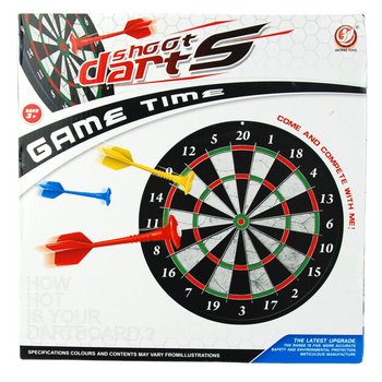 TARCZA DO DARTA GRA RZUTKI ZESTAW ŚREDNICA 30CM SHOOT DARTS PREZENT ZABAWKA