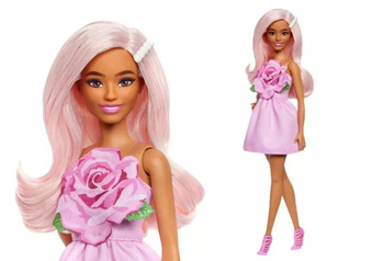Barbie Fashionistas. Lalka w sukience Mattel