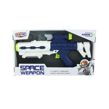 Pistolet Kosmiczny Na Baterie Interaktywny Światło Dźwięk Zabawka Prezent