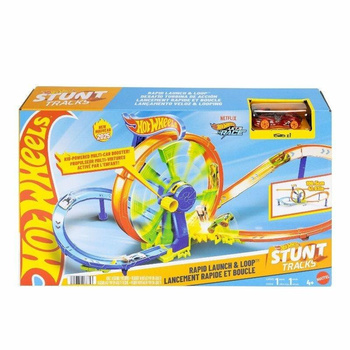 Hot Wheels Stunt Tracks Pętla tor samochod. + auto Mattel