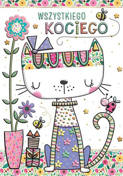 Karnet A5 Kot Wiosna