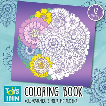 Obrazki metaliczne pink green 12 szt. ToysInn STN 8905