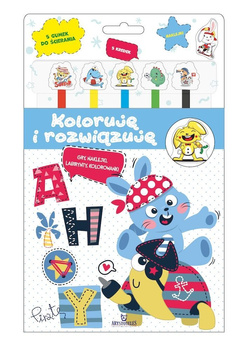 Koloruję i rozwiązuję wer. niebieska