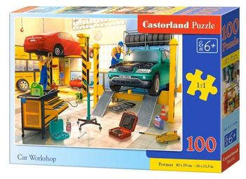 Puzzle 100 Car Workshop CASTOR Castorland