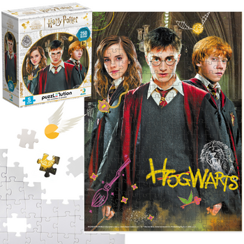 Puzzle "Harry Potter I Przyjaciele" 250 Elementów Układanka Zestaw Hogwart