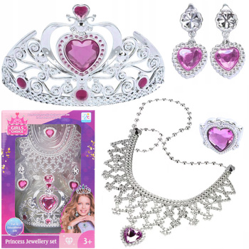 ZESTAW PIĘKNOŚCI BIŻUTERIA KSIĘŻNICZKI