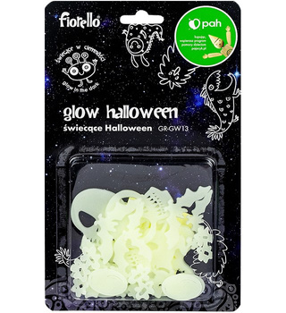 Ozdoby fluorescencyjne Halloween Fiorello 18 szt.mix GR-GW13