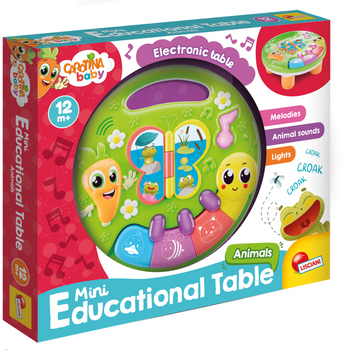 LISCIANI CAROTINA BABY EDUKACYJNY MINISTOLIK ZWIERZĘTA