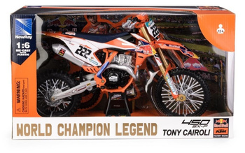KTM 450 SXF Red Bull 2018 Tony Cairolli 1:6 Daffi