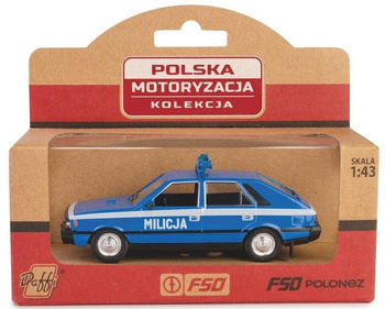 Kolekcja PRL-u Polonez Milicja Daffi