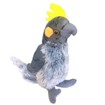 Papuga nimfa szara 17 cm Beppe