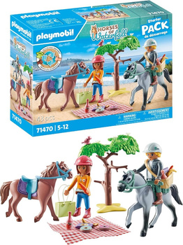 Playmobil Wycieczka konna na plażę z Amelią i Benem 71470