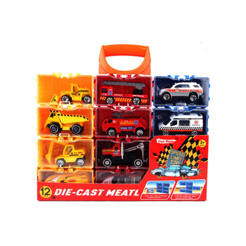 Zestaw resoraków aut straż pożarna policja budowa dla dzieci edukacyjny