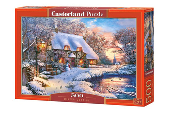 Puzzle 500 Winter Cottage BN B-53278