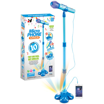 Mikrofon karaoke ze światłem dźwiękiem interaktywny zabawka dla dzieci