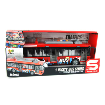 Autobus dźwiękowy świecący interaktywny zabawka edukacyjna dla dziecka