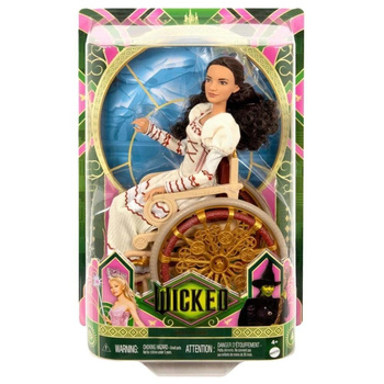 Wicked Lalka modowa Nessarose na wózku inwalidzkim Mattel