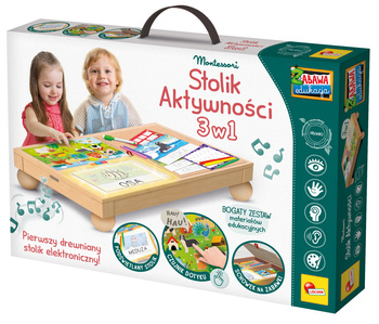 LISCIANI MONTESSORI BIURKO AKTYWNOŚCI 3W1